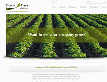 Tablet Screenshot of growthtrackadvisors.com